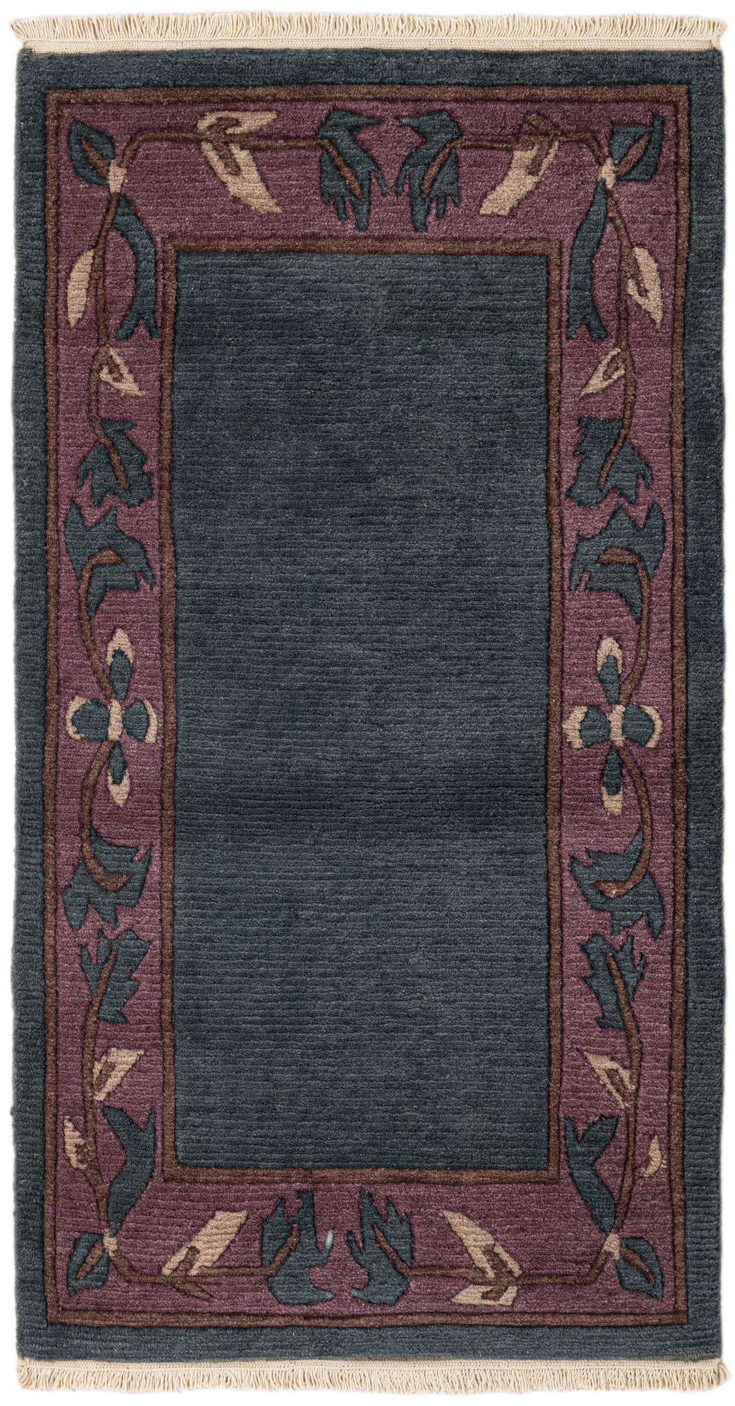 2' 7 x 4' 9 Hand Knotted Nepal Wool Rug