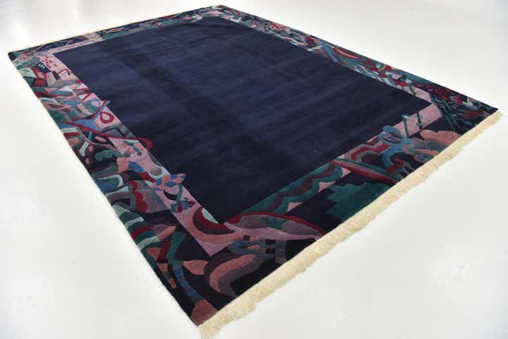 8' 5 x 11' 5 Hand Knotted Nepal Wool Rug