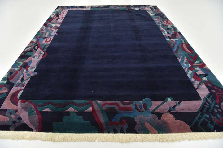 8' 5 x 11' 5 Hand Knotted Nepal Wool Rug