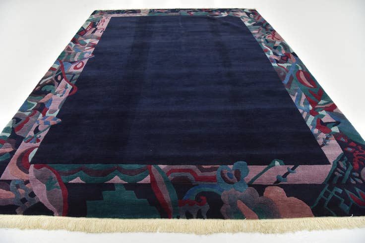 Detail image of 8' 5 x 11' 5 Hand Knotted Nepal Wool Rug