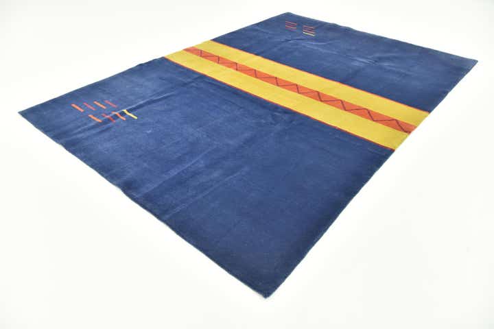 6' 8 x 9' 10 Hand Knotted Nepal Wool Rug