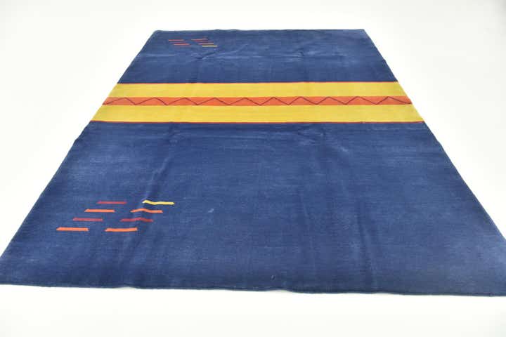 6' 8 x 9' 10 Hand Knotted Nepal Wool Rug