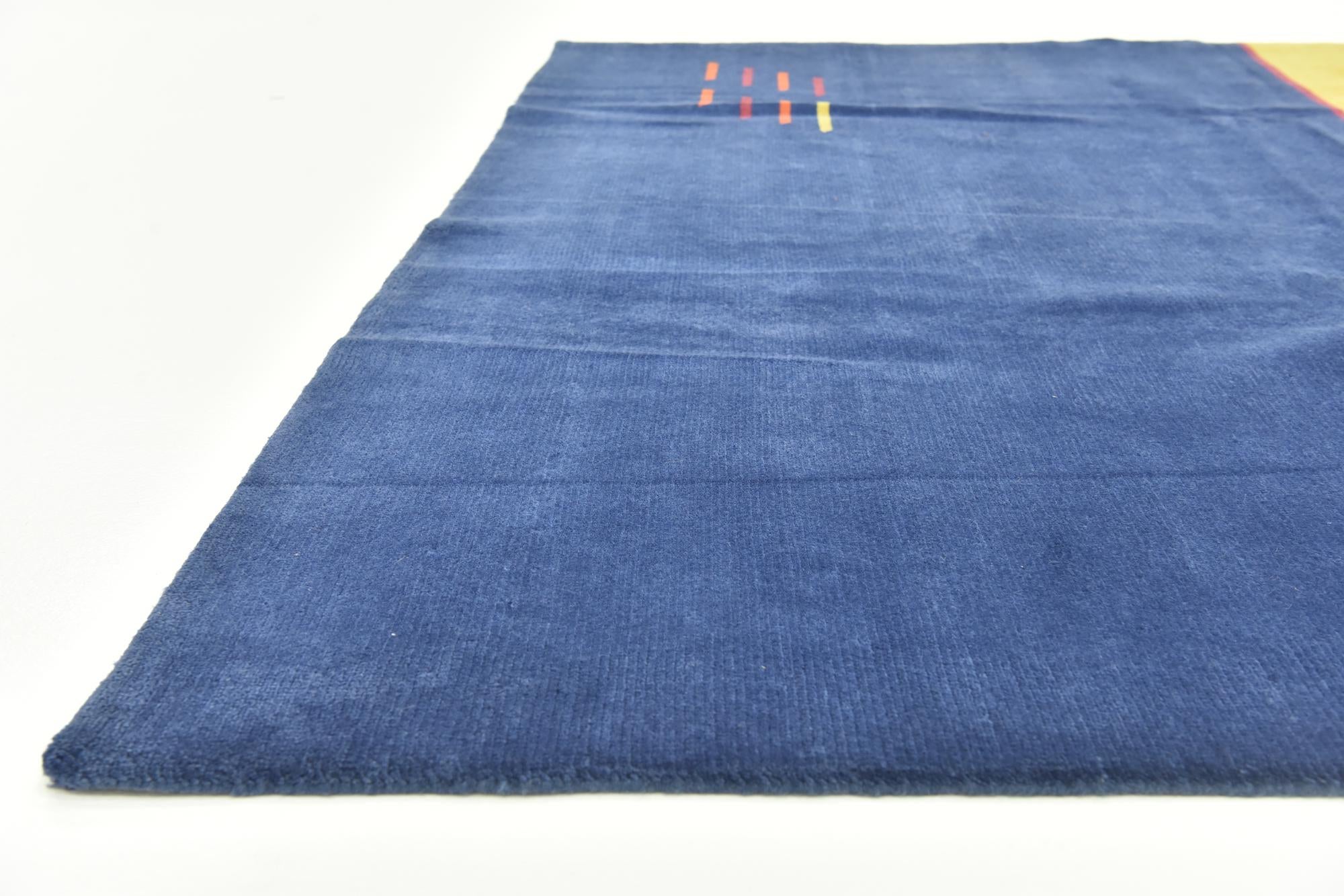 6' 8 x 9' 10 Hand Knotted Nepal Wool Rug