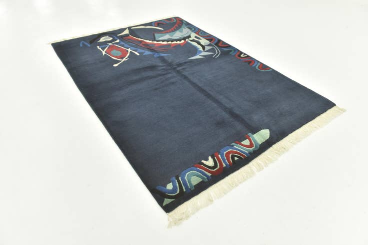Detail image of 5' 7 x 7' 10 Hand Knotted Nepal Wool Rug