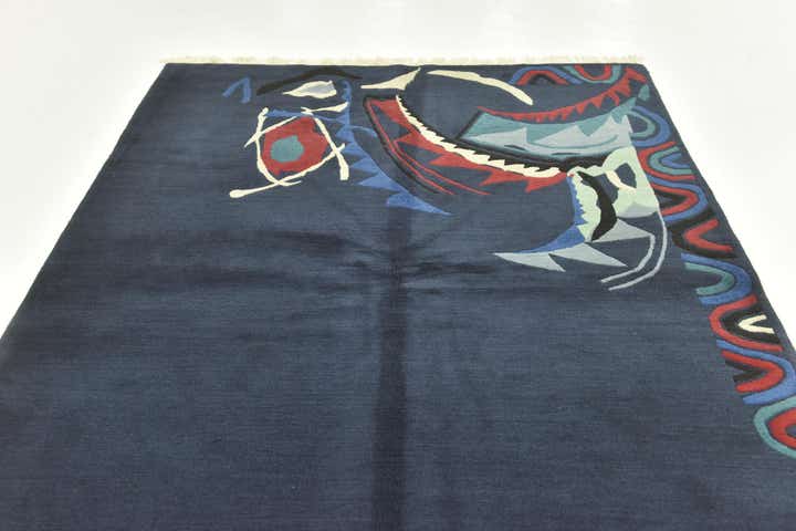 5' 7 x 7' 10 Hand Knotted Nepal Wool Rug