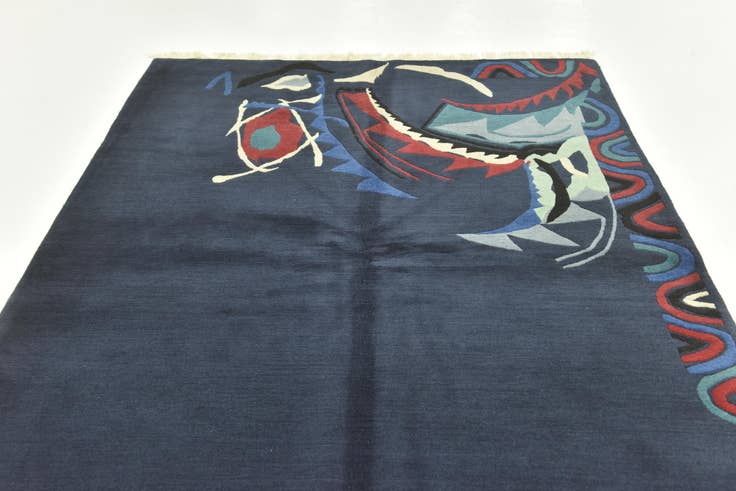Detail image of 5' 7 x 7' 10 Hand Knotted Nepal Wool Rug