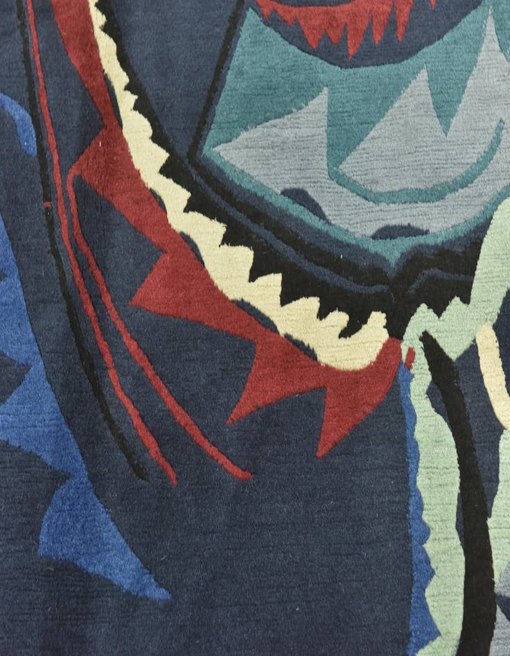 Detail image of 5' 7 x 7' 10  Hand Knotted Nepal Wool Rug