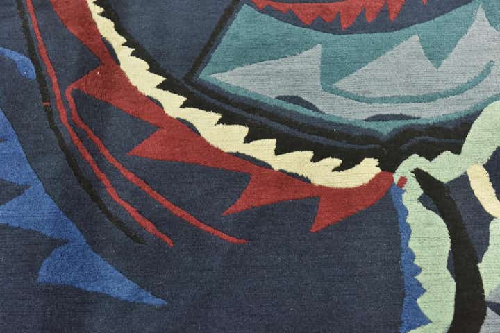 5' 7 x 7' 10 Hand Knotted Nepal Wool Rug