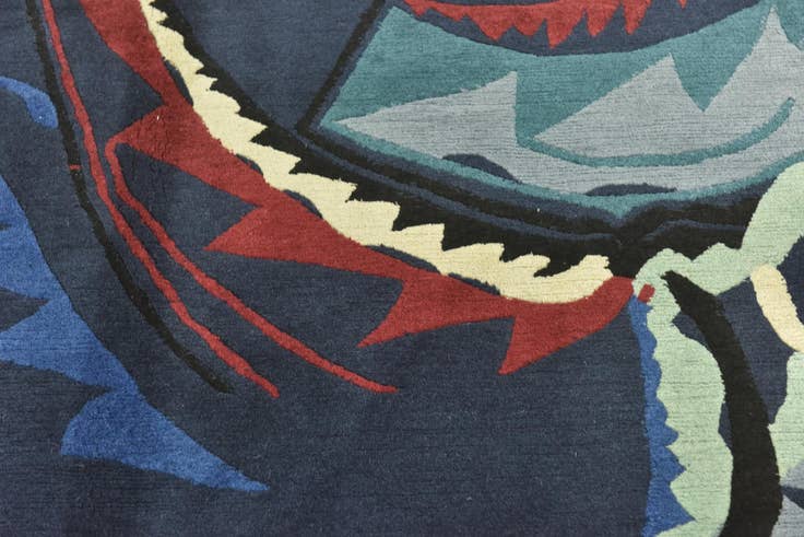 Detail image of 5' 7 x 7' 10 Hand Knotted Nepal Wool Rug