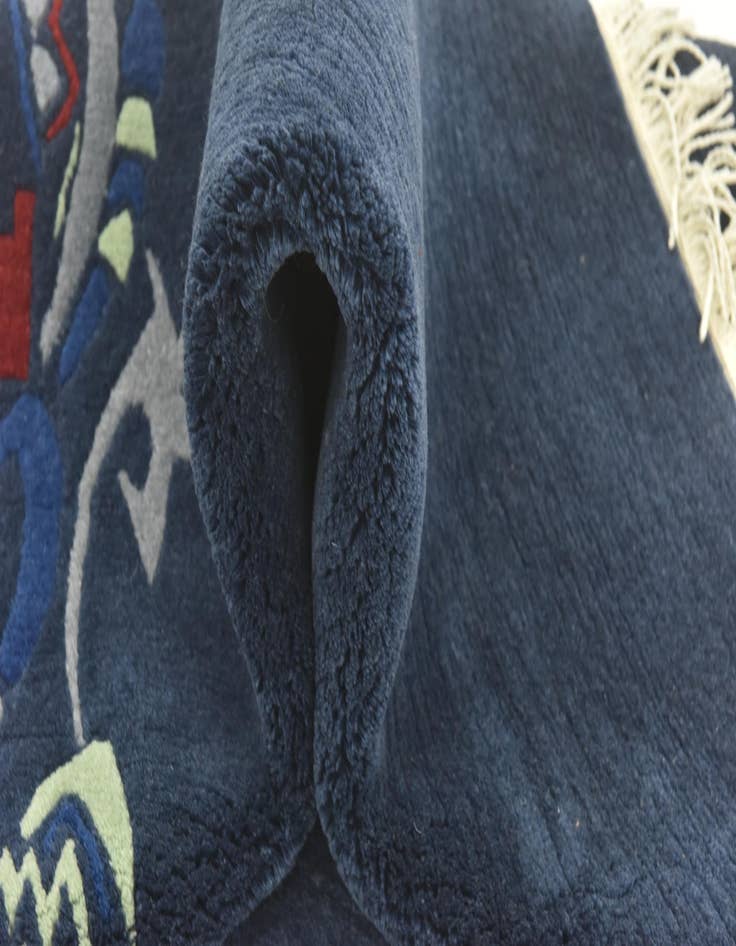 Detail image of 5' 7 x 8'  Hand Knotted Nepal Wool Rug