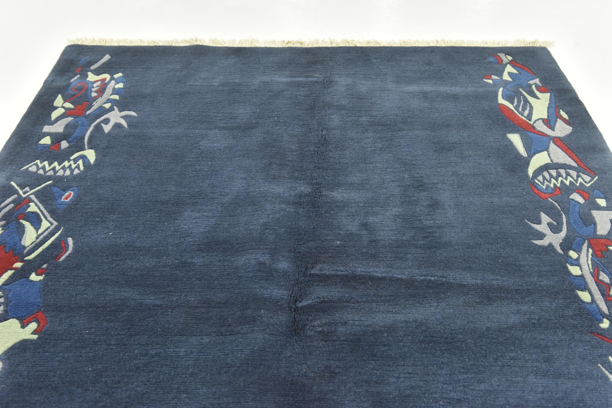 5' 7 x 8' Hand Knotted Nepal Wool Rug
