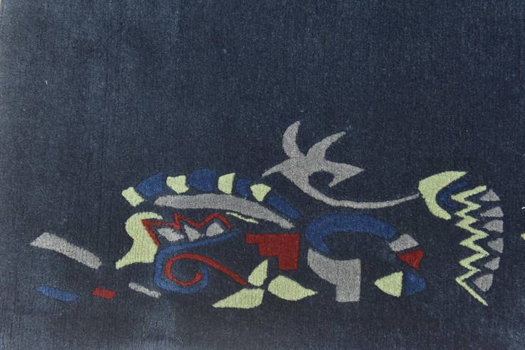 Detail image of 5' 7 x 8' Hand Knotted Nepal Wool Rug