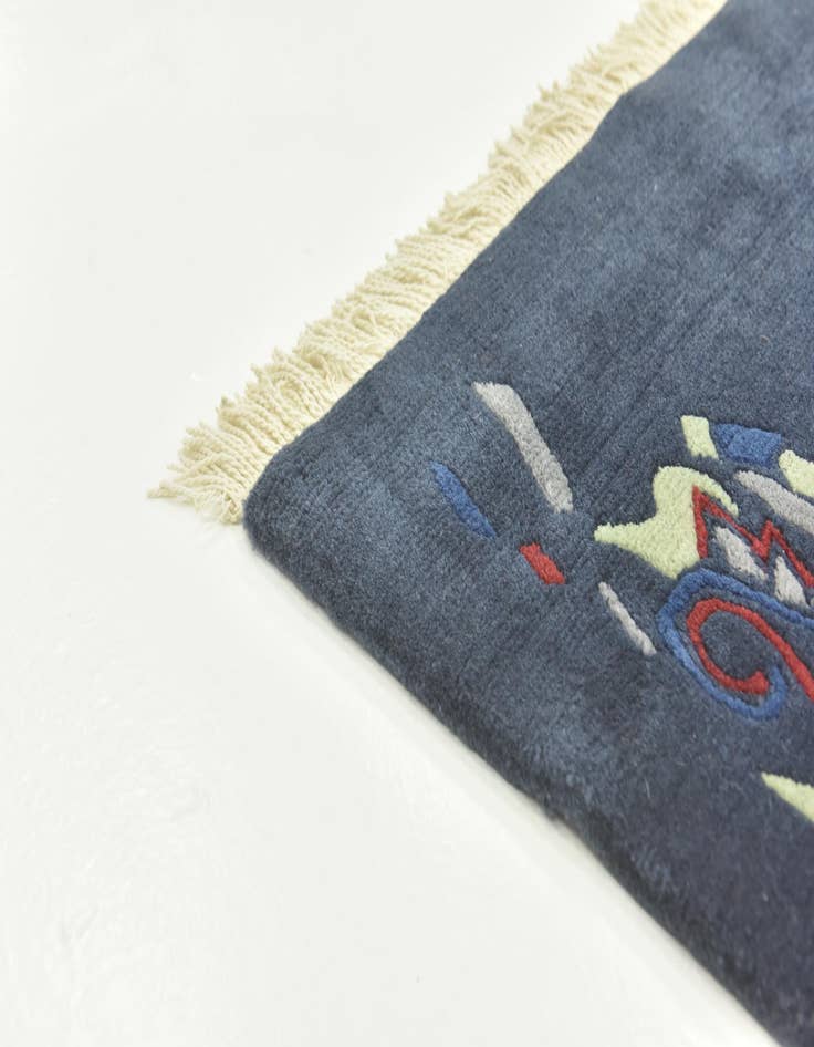 Detail image of 5' 7 x 8'  Hand Knotted Nepal Wool Rug