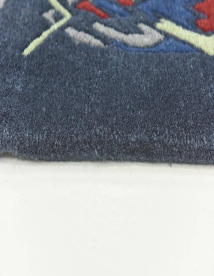 Detail image of 5' 7 x 8'  Hand Knotted Nepal Wool Rug