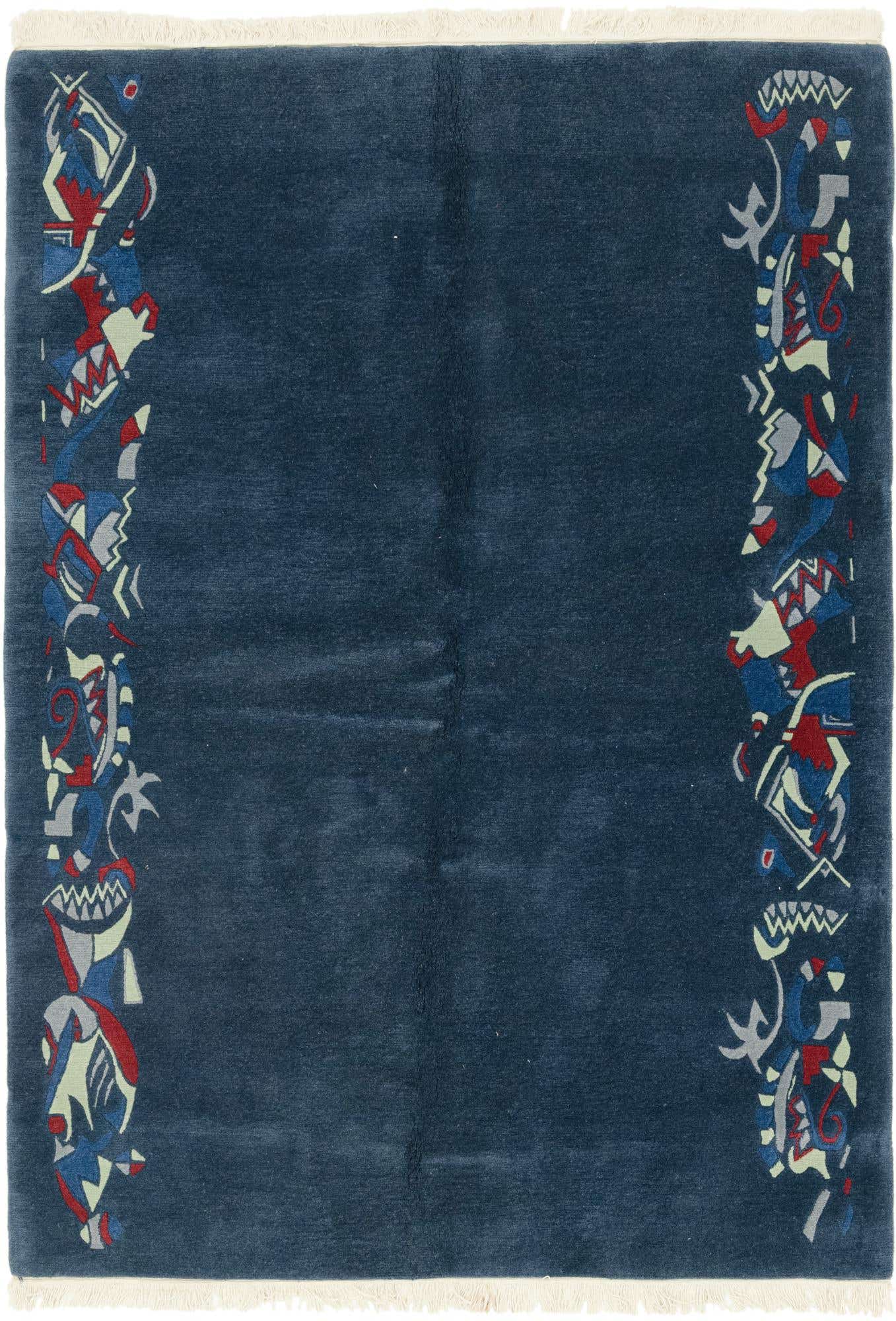 5' 7 x 8' Hand Knotted Nepal Wool Rug