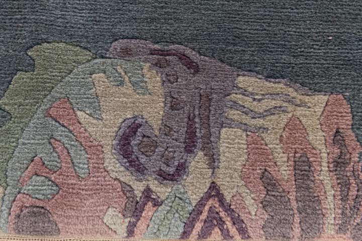 3' 3 x 5' 4 Hand Knotted Nepal Wool Rug