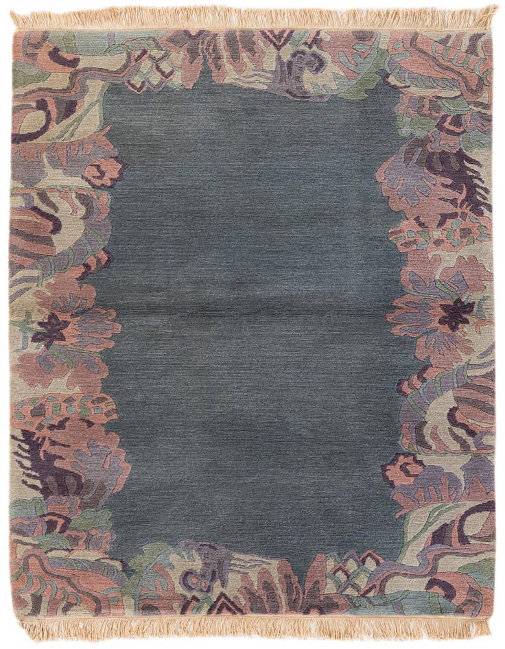 Detail image of 3' 3 x 5' 4 Hand Knotted Nepal Wool Rug