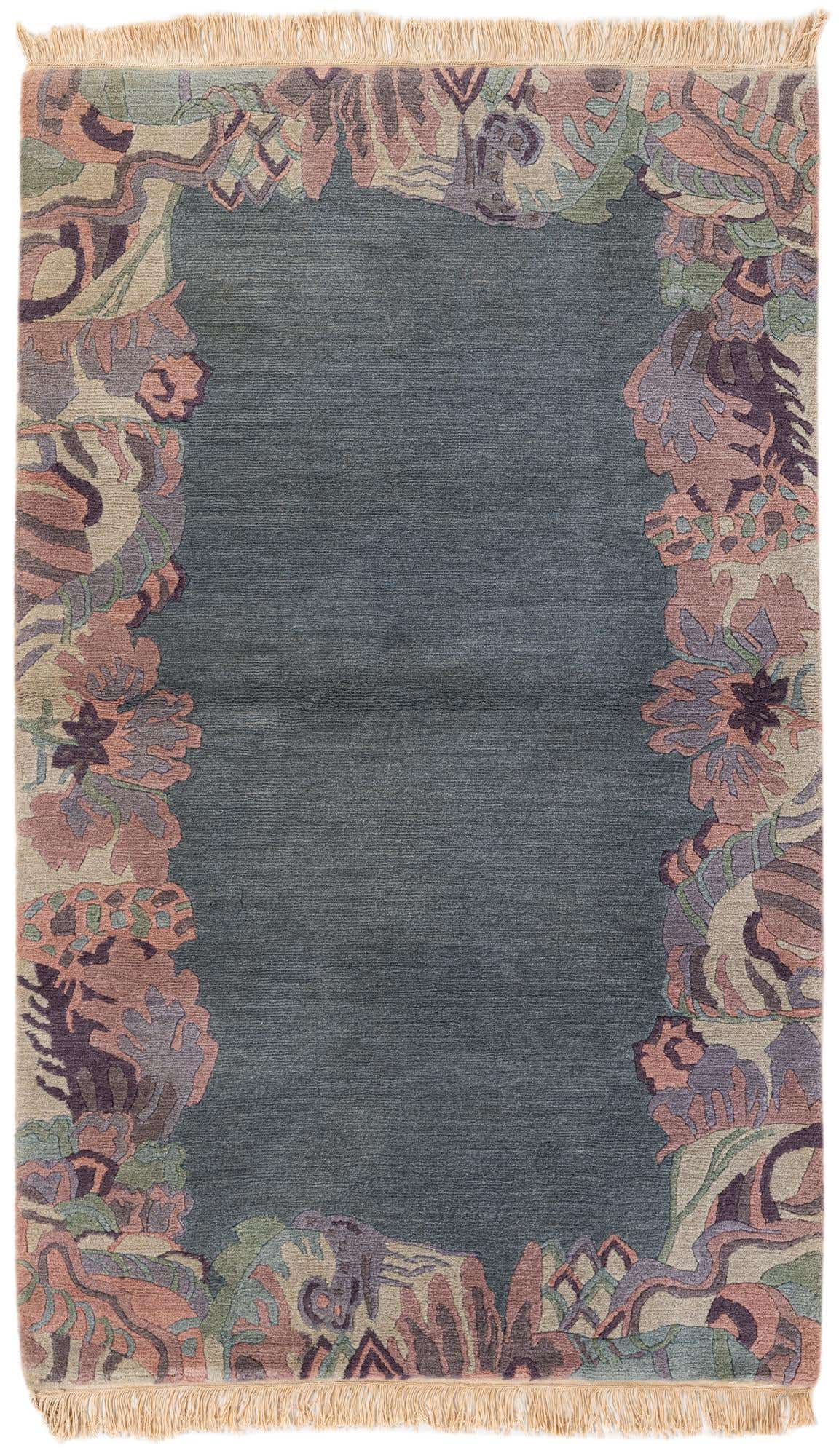 3' 3 x 5' 4 Hand Knotted Nepal Wool Rug