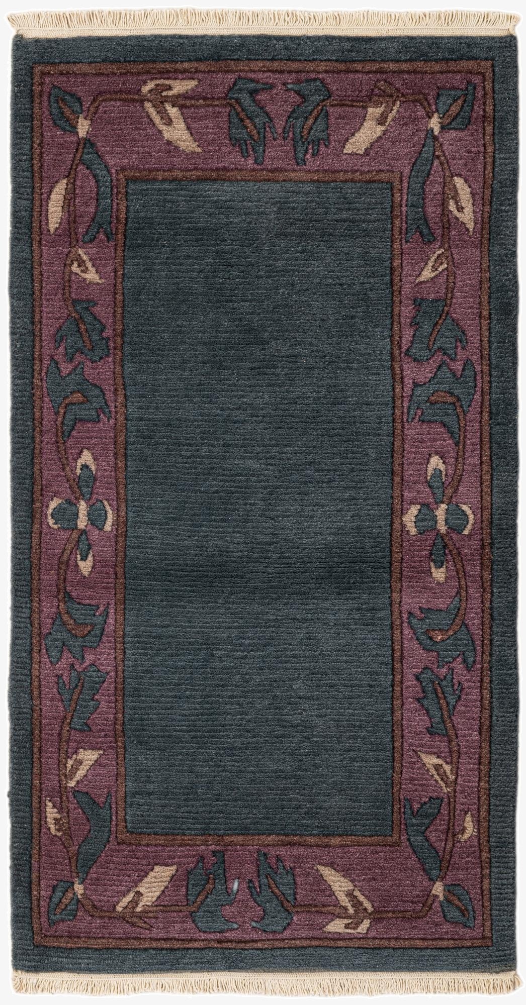 2' 7 x 4' 9  Hand Knotted Nepal Wool Rug