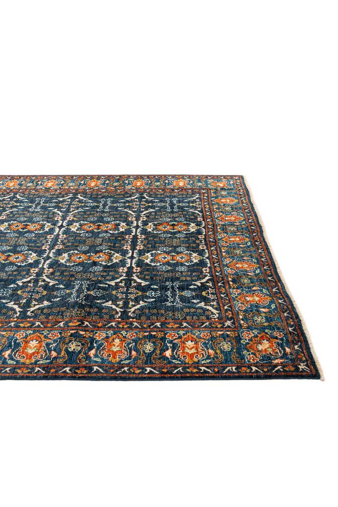 8' 9 x 9' 9 Hand Knotted Oushak Wool Rug