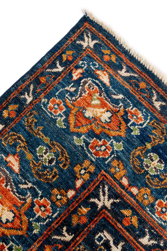 8' 9 x 9' 9 Hand Knotted Oushak Wool Rug