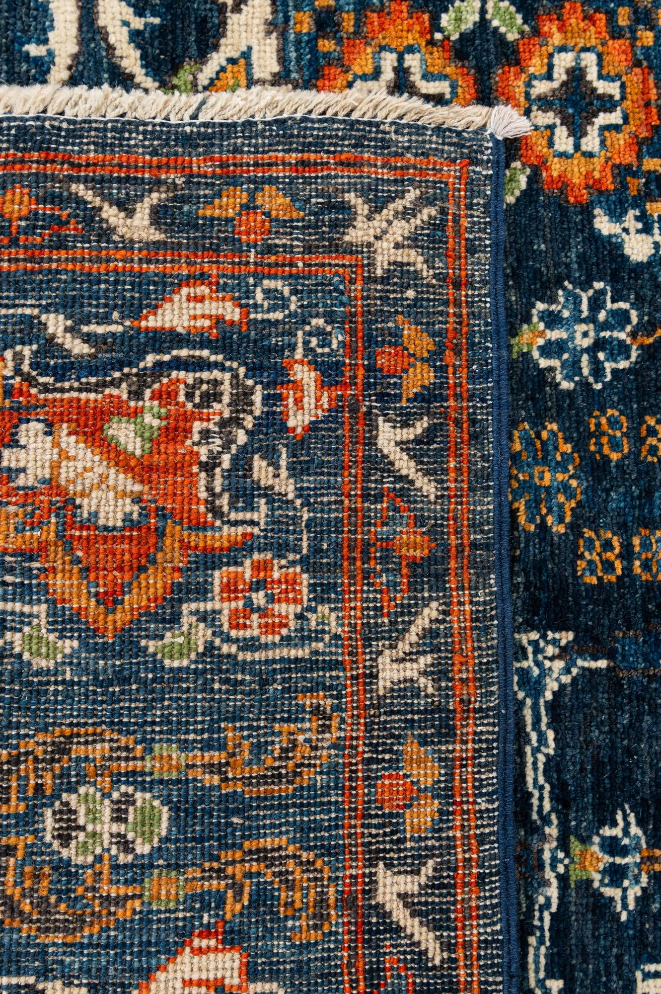 8' 9 x 9' 9 Hand Knotted Oushak Wool Rug