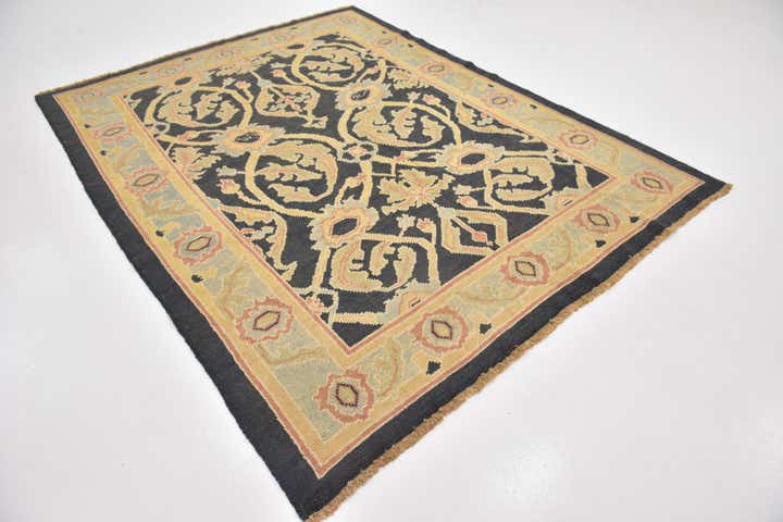 205cm x 270cm Handgeknüpft Oushak Wolle Teppich