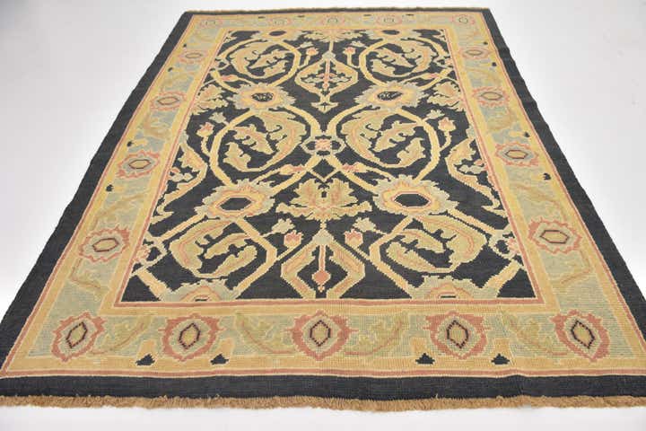 205cm x 270cm Handgeknüpft Oushak Wolle Teppich