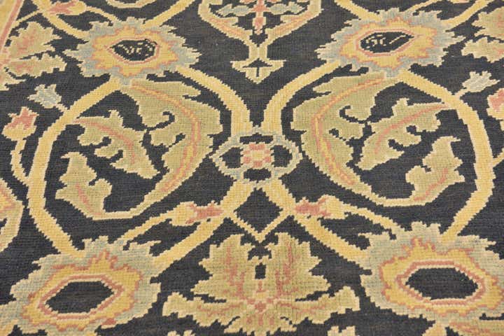 205cm x 270cm Handgeknüpft Oushak Wolle Teppich