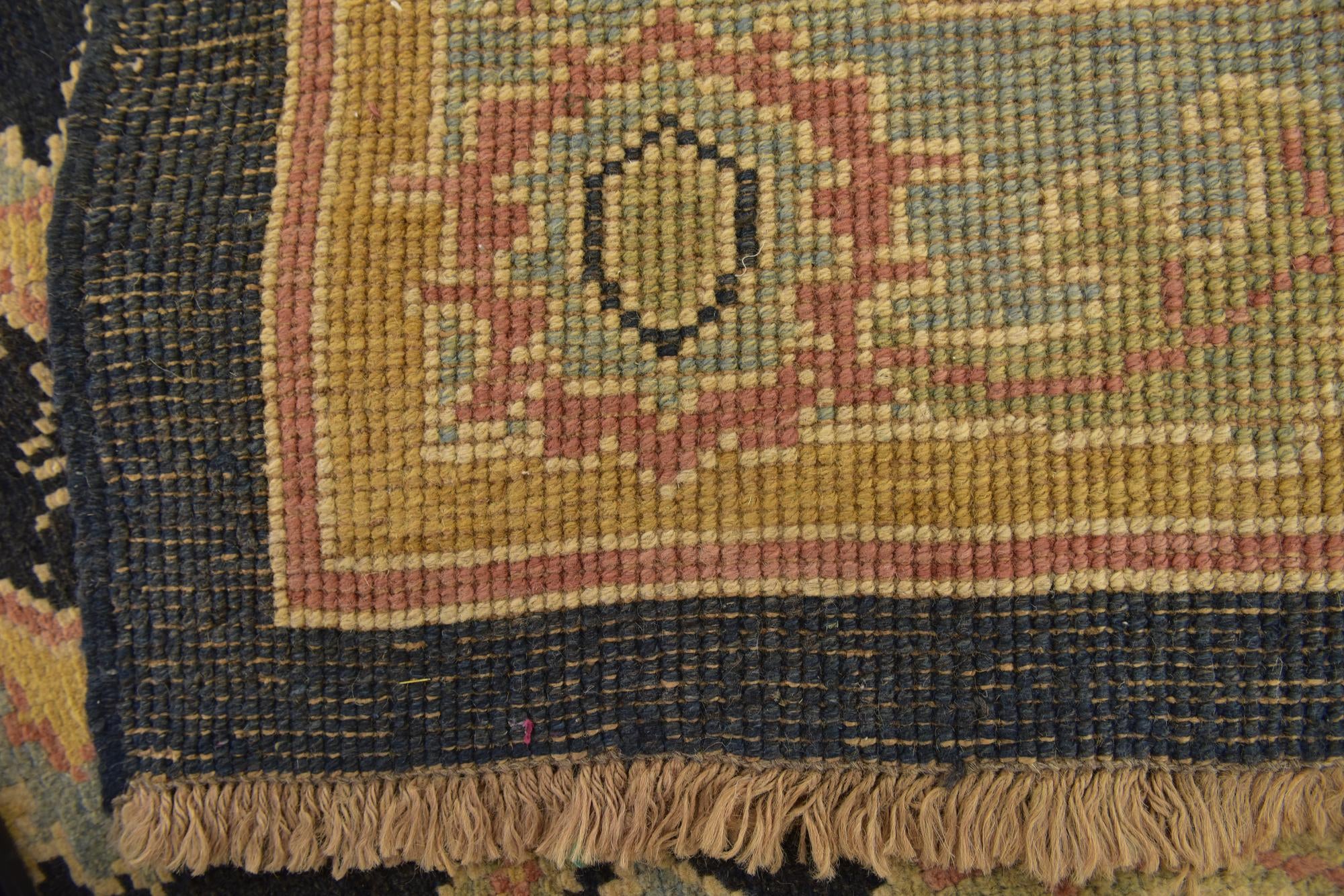 6' 9 x 8' 10 Hand Knotted Oushak Wool Rug