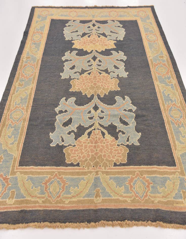 Detail image of 6' 10 x 8' 4  Hand Knotted Oushak Wool Rug