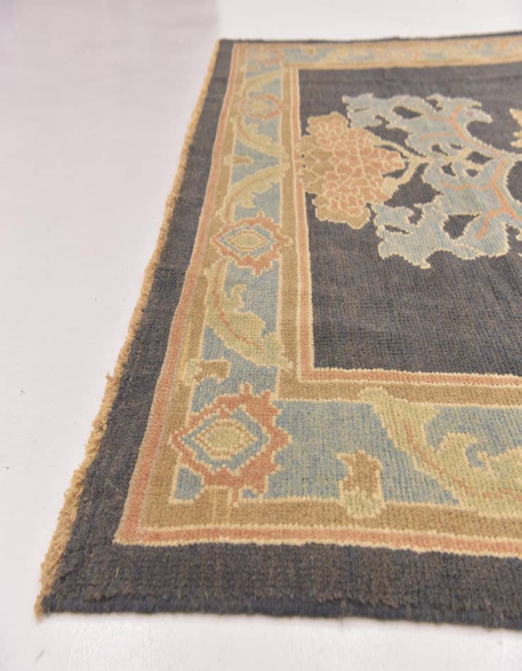 Detail image of 6' 10 x 8' 4  Hand Knotted Oushak Wool Rug