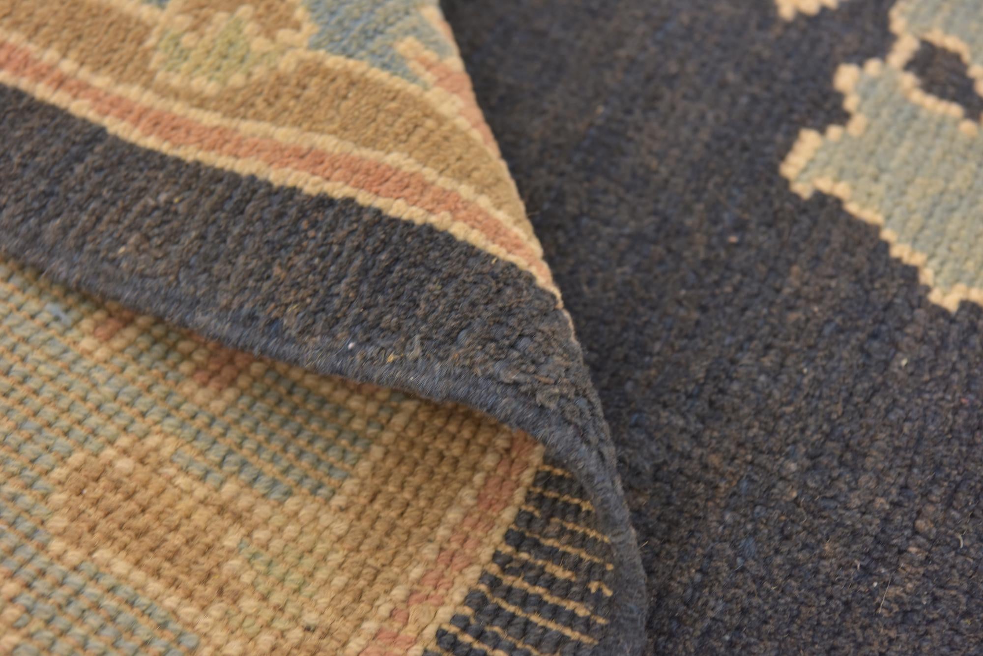 6' 10 x 8' 4 Hand Knotted Oushak Wool Rug
