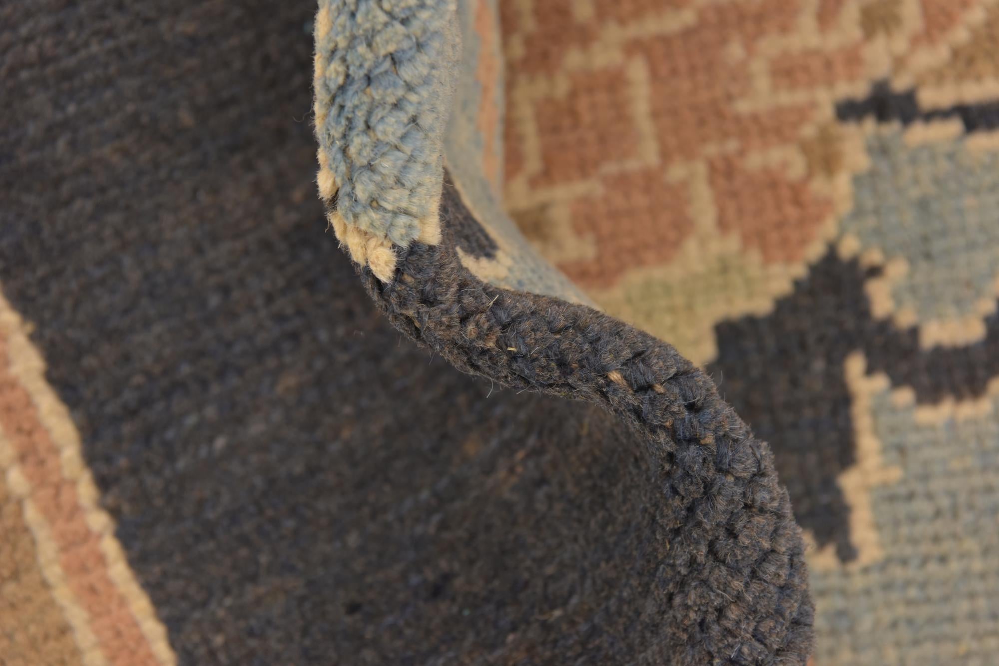 6' 10 x 8' 4 Hand Knotted Oushak Wool Rug