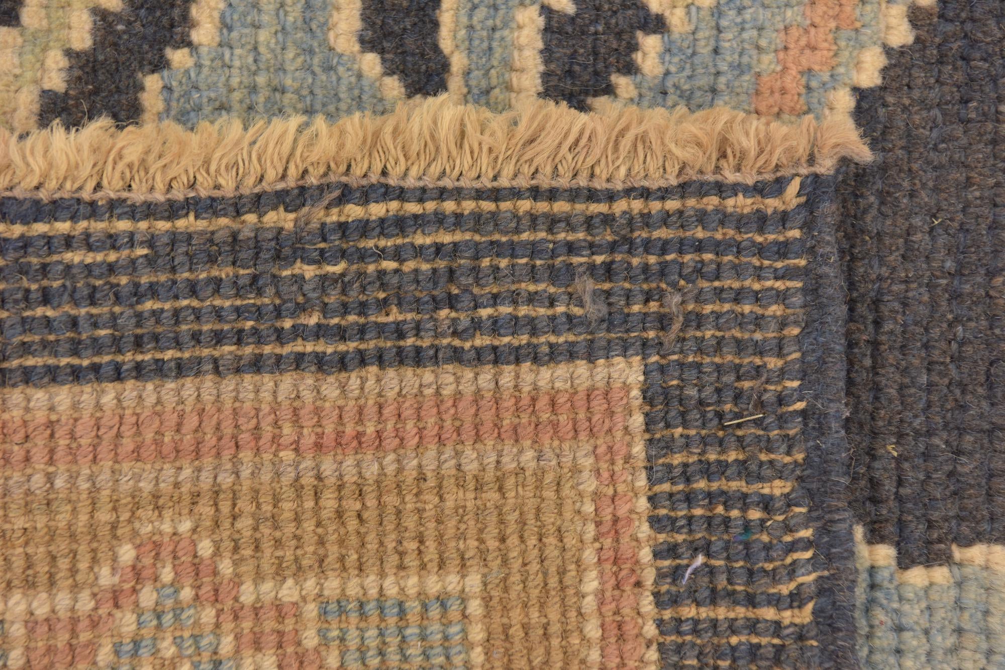 6' 10 x 8' 4 Hand Knotted Oushak Wool Rug