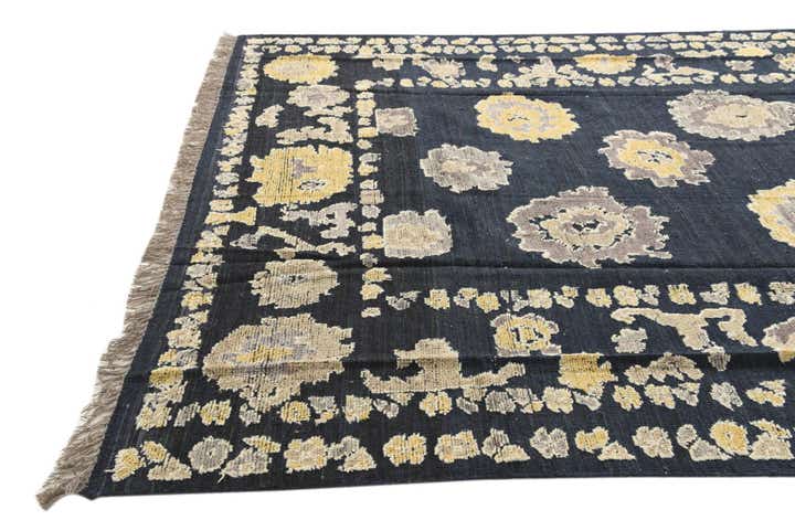 8' x 10' 2 Hand Knotted Oushak Wool Rug