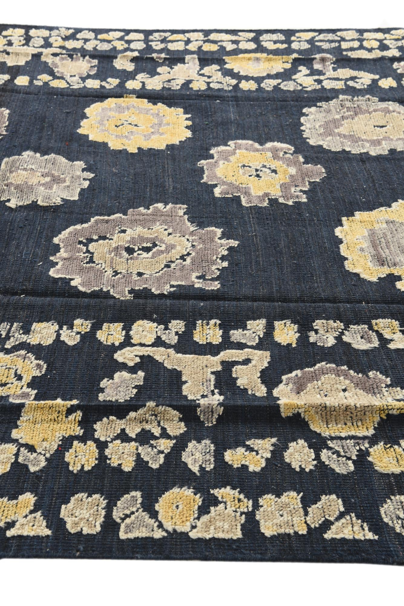 8' x 10' 2 Hand Knotted Oushak Wool Rug