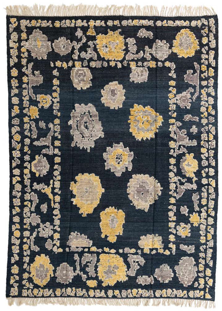 9' x 12' 3 Hand Knotted Oushak Wool Rug