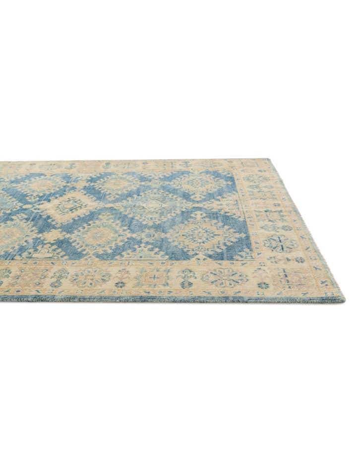 4' 1 x 5' 11 Hand Knotted Oushak Wool Rug