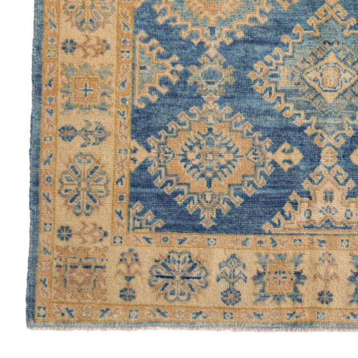 Detail image of 4' 1 x 5' 11 Hand Knotted Oushak Wool Rug