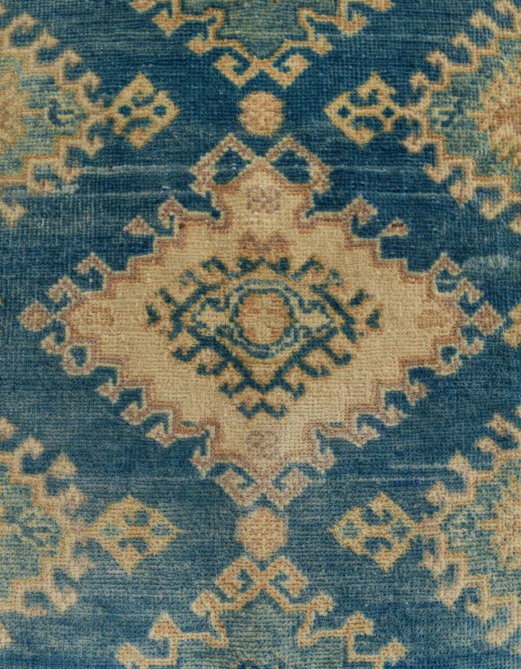 Detail image of 4' 1 x 5' 11 Hand Knotted Oushak Wool Rug