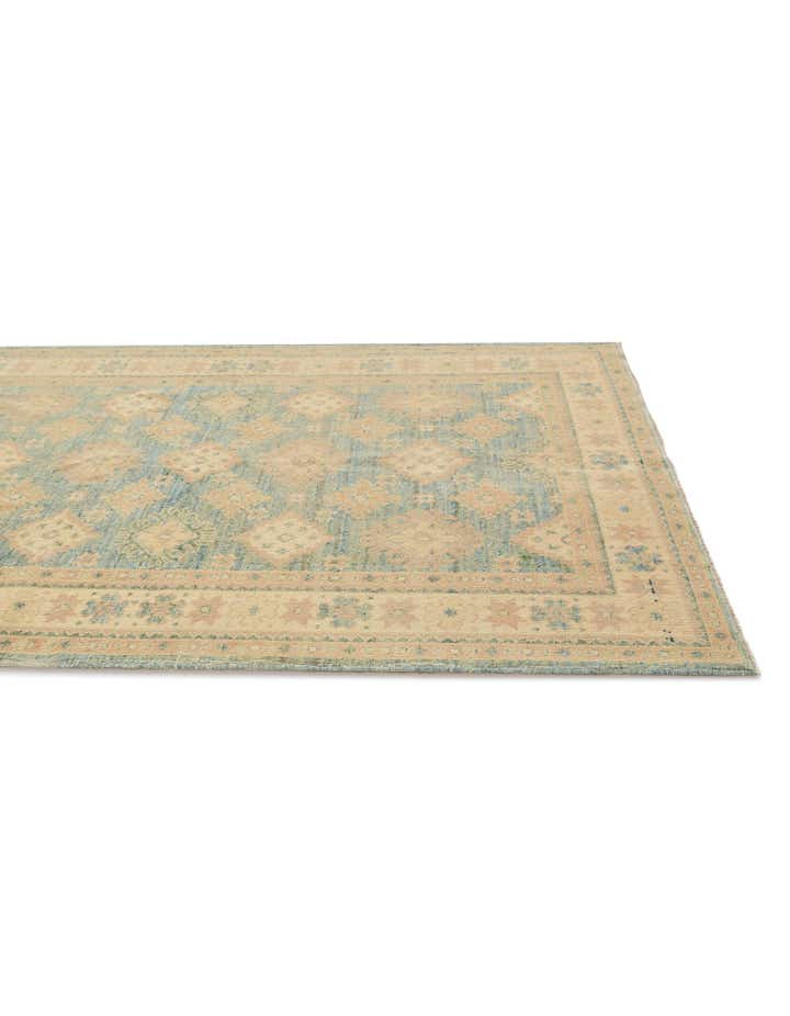 3' 11 x 6' 2 Hand Knotted Oushak Wool Rug