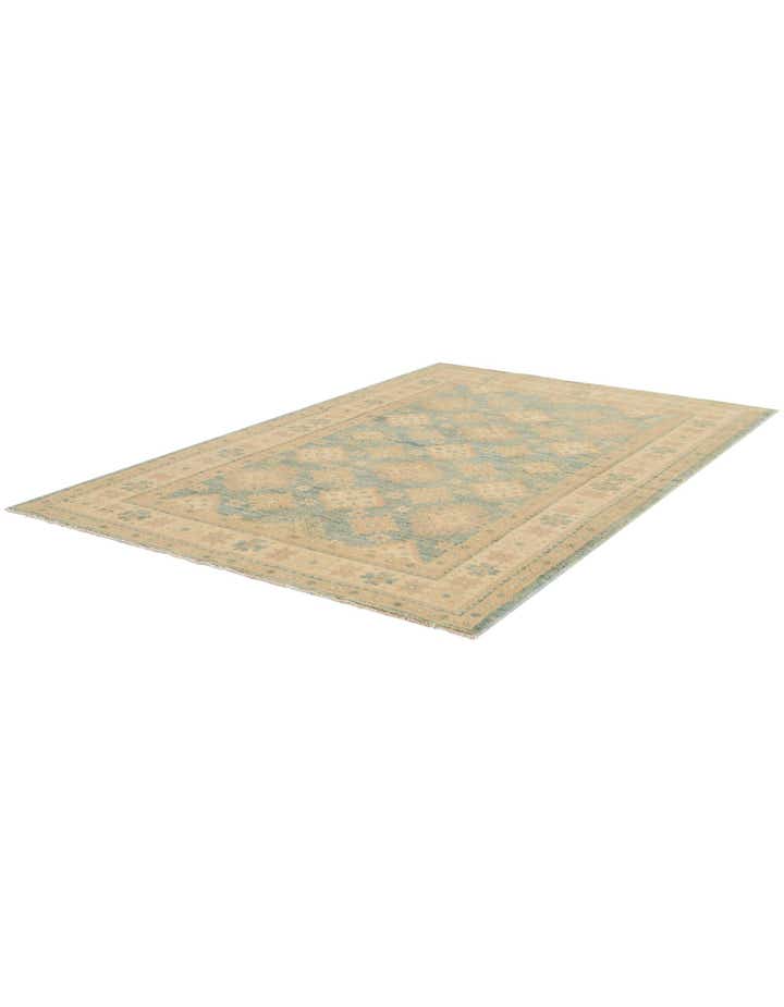 3' 11 x 6' 2 Hand Knotted Oushak Wool Rug