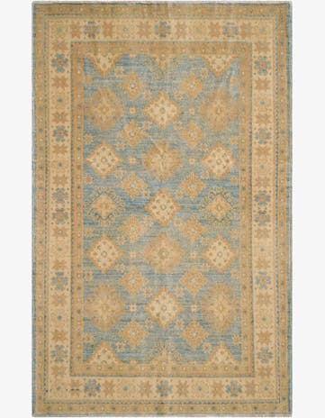 3' 11 x 6' 2 Hand Knotted Oushak Wool Rug