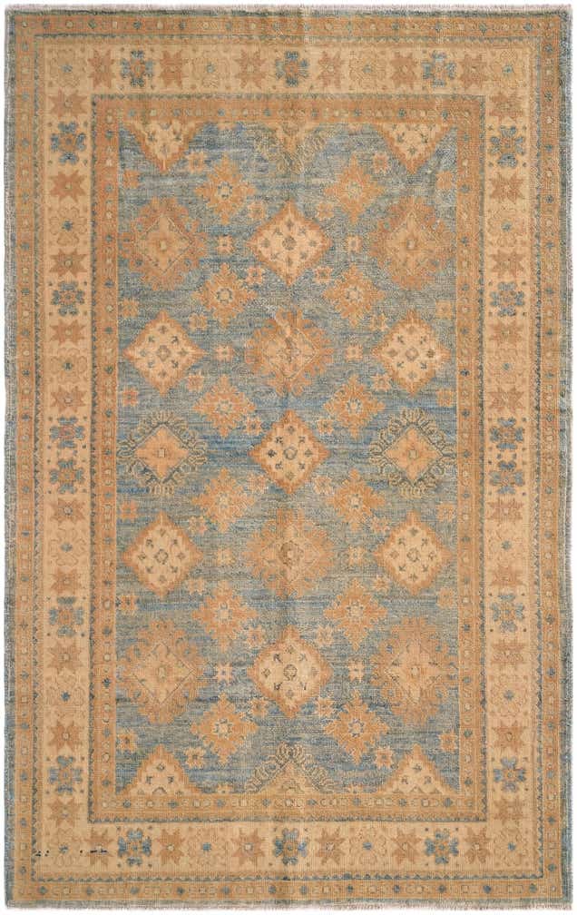 3' 11 x 6' 2 Hand Knotted Oushak Wool Rug