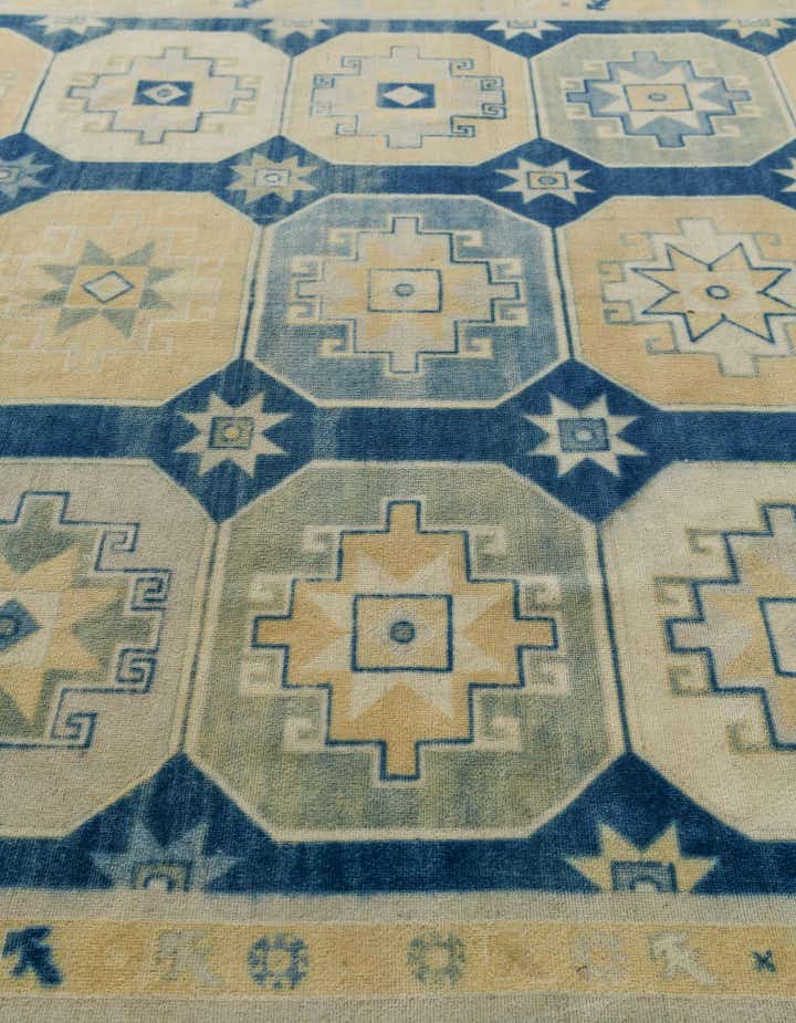 8' 4 x 9' 10 Hand Knotted Oushak Wool Rug