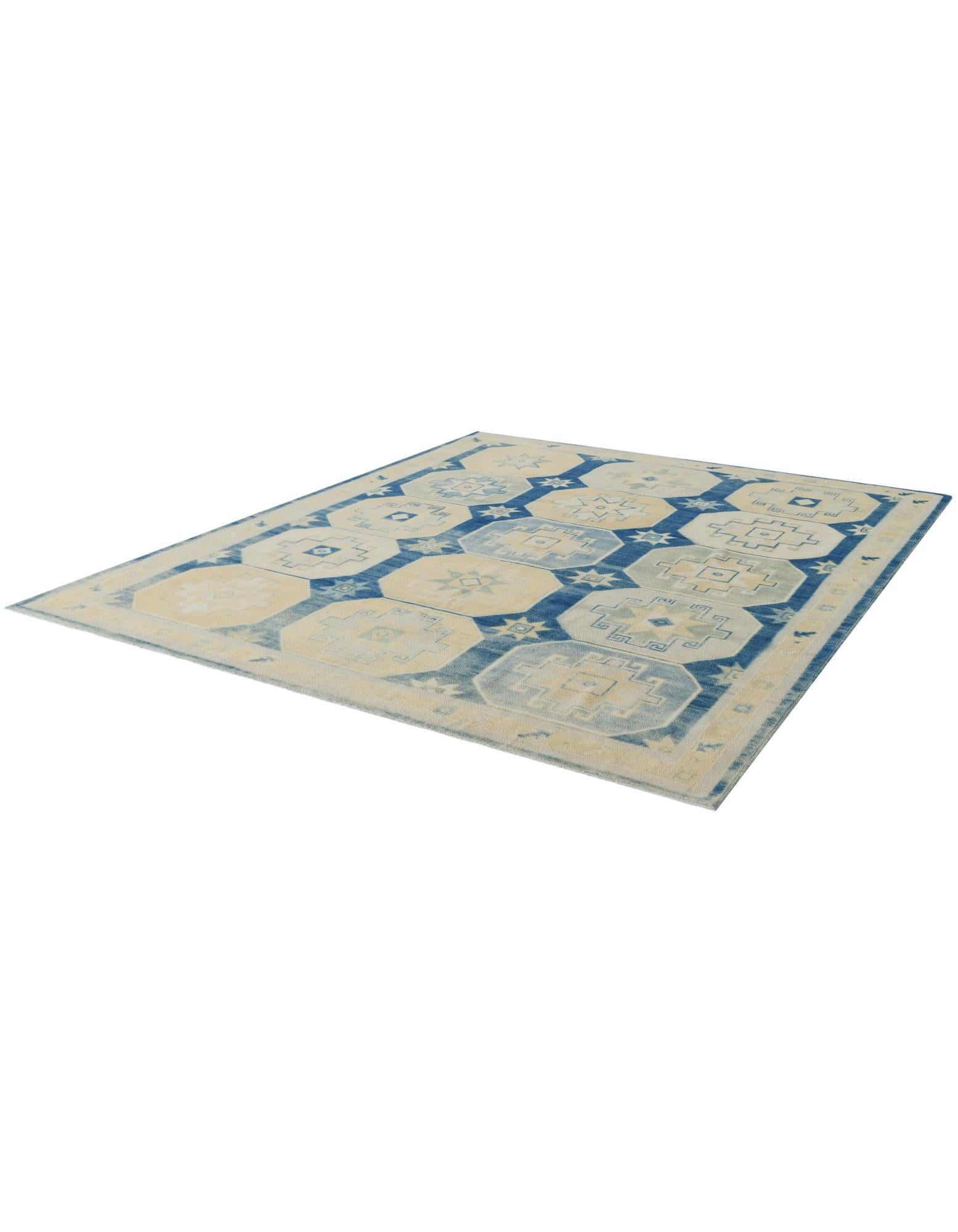 8' 4 x 9' 10 Hand Knotted Oushak Wool Rug