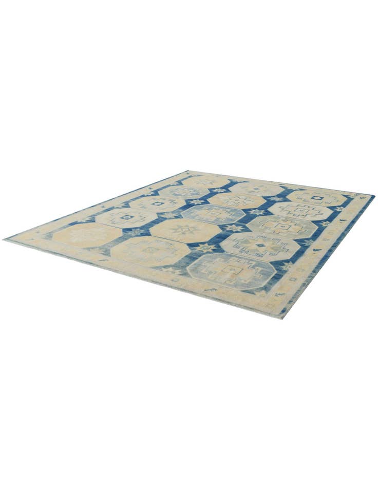 Detail image of 8' 4 x 9' 10 Hand Knotted Oushak Wool Rug