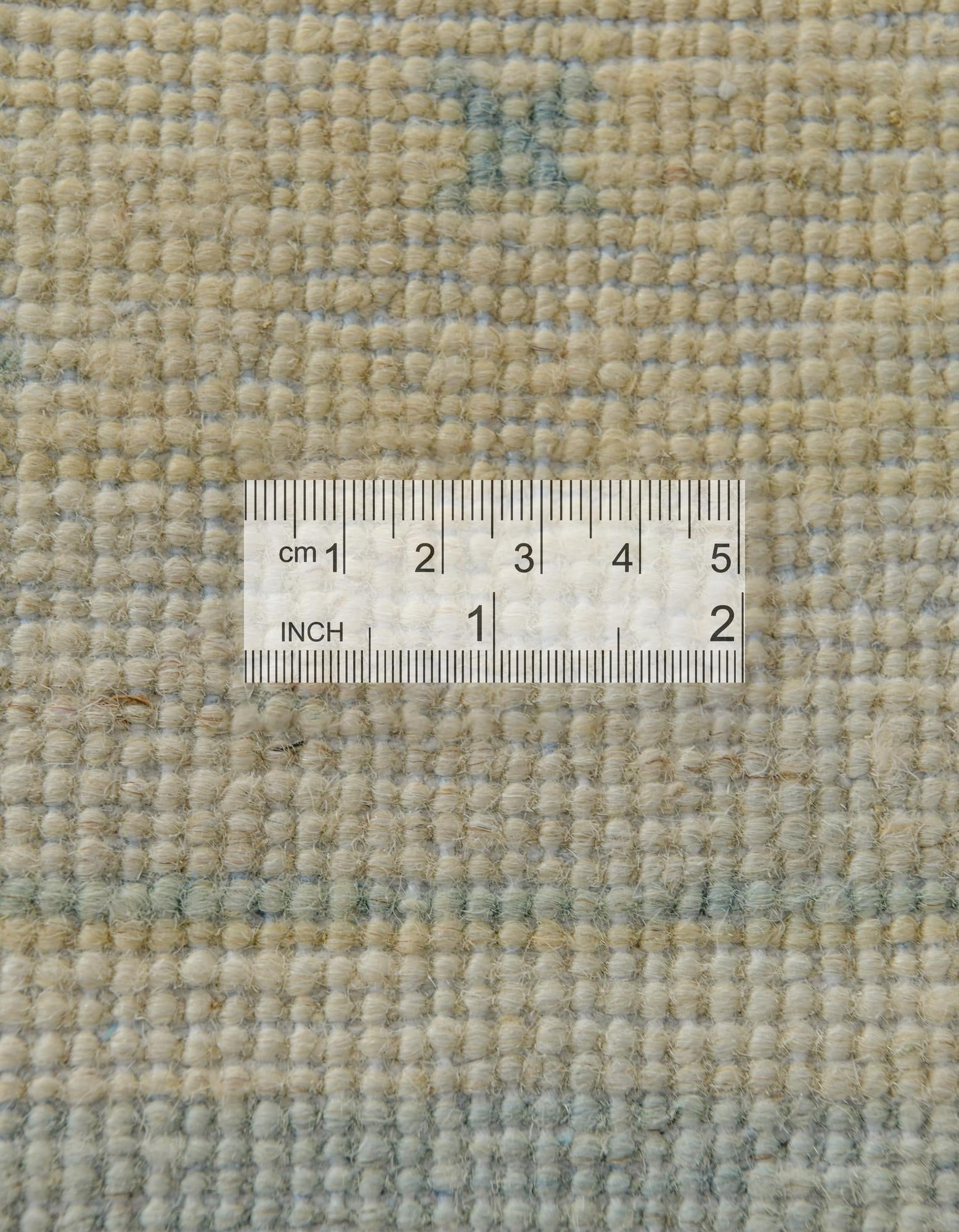 8' 4 x 9' 10 Hand Knotted Oushak Wool Rug