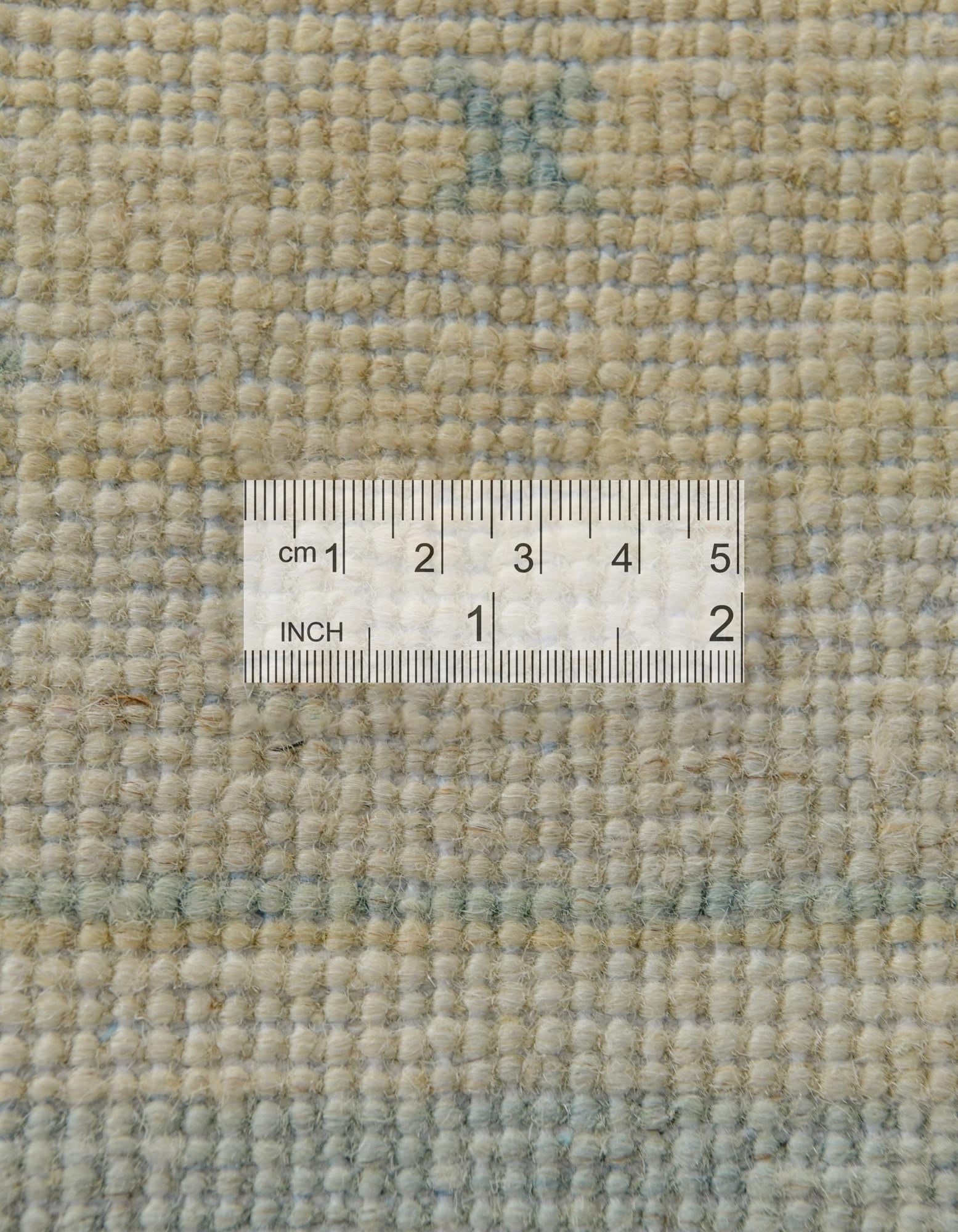 8' 4 x 9' 10 Hand Knotted Oushak Wool Rug